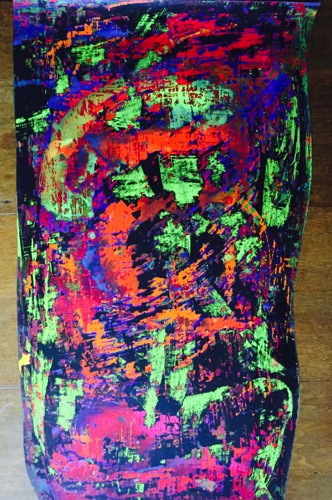 Irene Laksine large acrylic on PVC ref 2